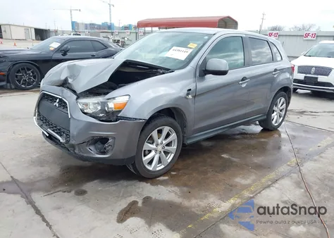 2015 Mitsubishi Outlander Sport Es from USA, damaged, VIN 4A4AP3AU0FE019669